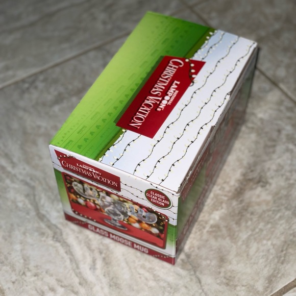 National Lampoons Christmas Vacation Glass Moose Mug Collectible 8oz - Picture 3 of 4